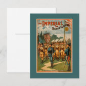 Die kaiserlichen Burlesquers spielen Soldaten Postkarte (Vorne/Hinten)