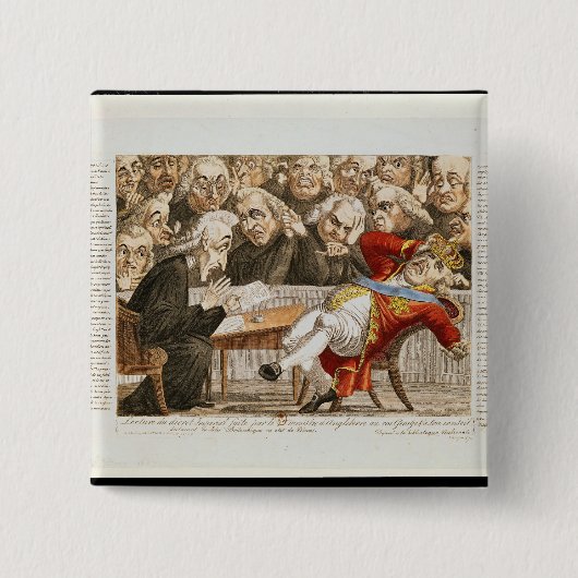 Die Kaiserverordnung zu George III Button (Vorderseite)