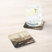 Die Kaiseryacht "La Reine Hortense" bei Le Havre Getränkeuntersetzer (Rechte Seite)