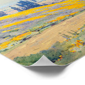 Die kalifornische Frühlingslandschaft | Elmer Wach Poster (Ecke)