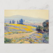 Die kalifornische Frühlingslandschaft | Elmer Wach Postkarte (Vorderseite)