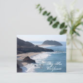 Die kalifornische Küste in Big Sur Postkarte (Stehend Vorderseite)