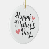 Die Kalligraphie der einfachen glücklichen Mutter Keramik Ornament (Rechts)