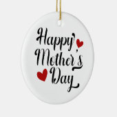 Die Kalligraphie der einfachen glücklichen Mutter Keramik Ornament (Rechts)