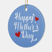 Die Kalligraphie der einfachen glücklichen Mutter  Keramik Ornament (Links)