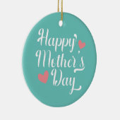 Die Kalligraphie der einfachen glücklichen Mutter  Keramik Ornament (Rechts)