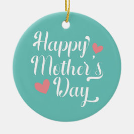 Die Kalligraphie der einfachen glücklichen Mutter  Keramik Ornament