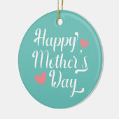 Die Kalligraphie der einfachen glücklichen Mutter  Keramik Ornament (Links)