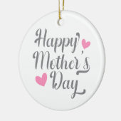 Die Kalligraphie der einfachen glücklichen Mutter Keramik Ornament (Links)