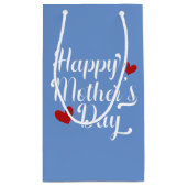 Die Kalligraphie der einfachen glücklichen Mutter  Kleine Geschenktüte (Rückseite)