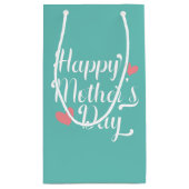 Die Kalligraphie der einfachen glücklichen Mutter  Kleine Geschenktüte (Rückseite)