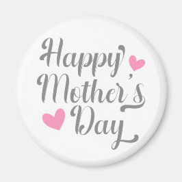 Die Kalligraphie der einfachen glücklichen Mutter  Magnet