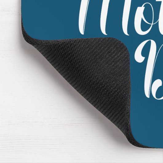 Die Kalligraphie der einfachen glücklichen Mutter Mousepad (Ecke)