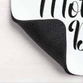 Die Kalligraphie der einfachen glücklichen Mutter  Mousepad (Ecke)