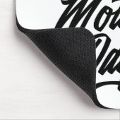 Die Kalligraphie der einfachen glücklichen Mutter  Mousepad (Ecke)