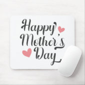 Die Kalligraphie der einfachen glücklichen Mutter  Mousepad (Mit Mouse)