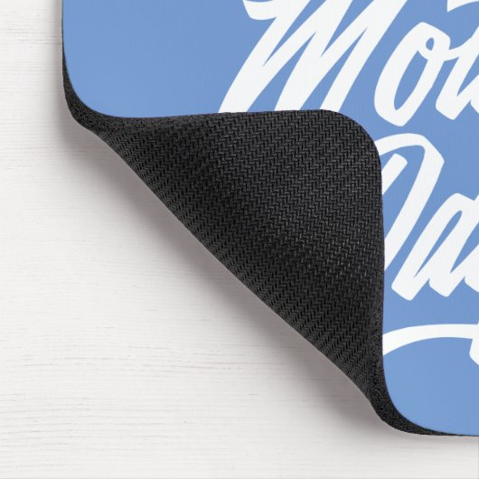 Die Kalligraphie der einfachen glücklichen Mutter Mousepad (Ecke)