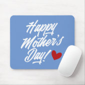 Die Kalligraphie der einfachen glücklichen Mutter  Mousepad (Mit Mouse)