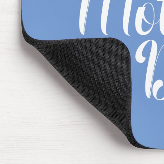 Die Kalligraphie der einfachen glücklichen Mutter  Mousepad (Ecke)