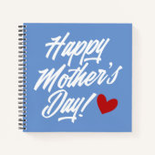 Die Kalligraphie der einfachen glücklichen Mutter  Notizblock (Vorderseite)