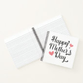 Die Kalligraphie der einfachen glücklichen Mutter  Notizblock (Innenseite)
