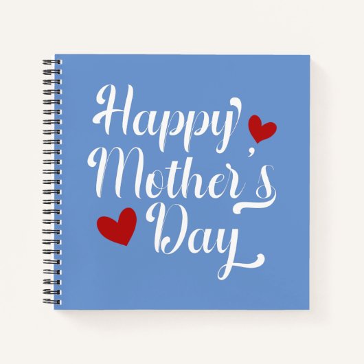 Die Kalligraphie der einfachen glücklichen Mutter  Notizblock (Vorderseite)