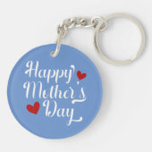 Die Kalligraphie der einfachen glücklichen Mutter Schlüsselanhänger (Rückseite)
