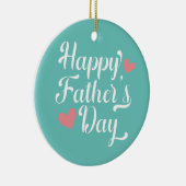 Die Kalligraphie des einfachen glücklichen Vaters  Keramik Ornament (Rechts)