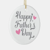 Die Kalligraphie des einfachen glücklichen Vaters Keramik Ornament (Rechts)