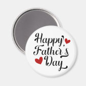 Die Kalligraphie des einfachen glücklichen Vaters  Magnet (Vorderseite/Rückseite)