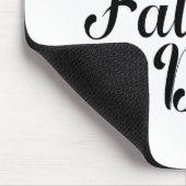 Die Kalligraphie des einfachen glücklichen Vaters  Mousepad (Ecke)