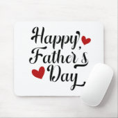 Die Kalligraphie des einfachen glücklichen Vaters  Mousepad (Mit Mouse)