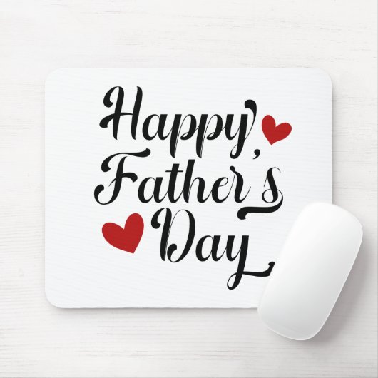 Die Kalligraphie des einfachen glücklichen Vaters  Mousepad (Mit Mouse)