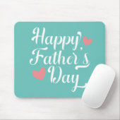 Die Kalligraphie des einfachen glücklichen Vaters Mousepad (Mit Mouse)