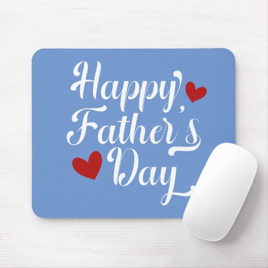 Die Kalligraphie des einfachen glücklichen Vaters Mousepad (Mit Mouse)