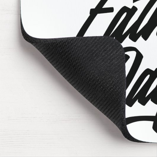 Die Kalligraphie des einfachen glücklichen Vaters  Mousepad (Ecke)