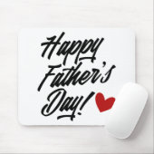 Die Kalligraphie des einfachen glücklichen Vaters  Mousepad (Mit Mouse)