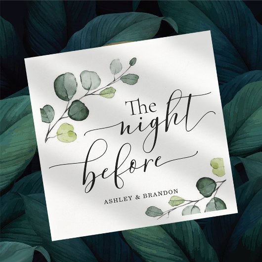 Die Kalligraphie vor Napkins Serviette