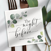 Die Kalligraphie vor Napkins Serviette