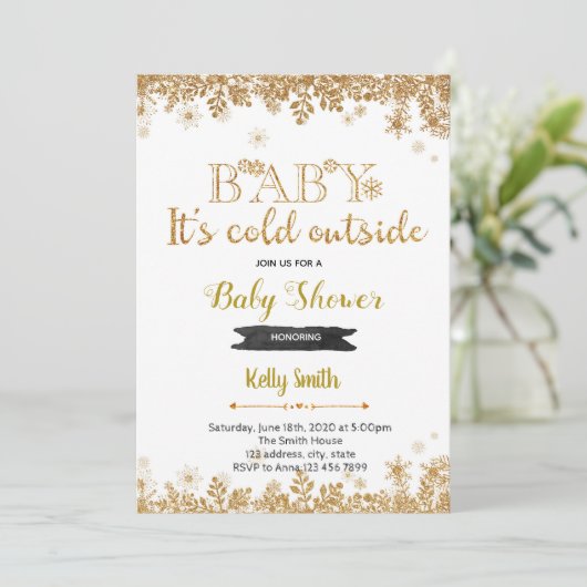 Die kalte Außendusche Einladung (Stehend Vorderseite)