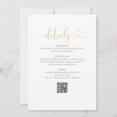 Die kalte Außenfassade in einer Weihnachtsdusche Einladung (Rückseite)