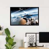 Die Kalte Kurve Poster (Heimbüro)