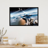 Die Kalte Kurve Poster (Küche)