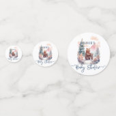 Die kalte Outdoor-Winterwaldbärendusche Konfetti (Vorderseiten)