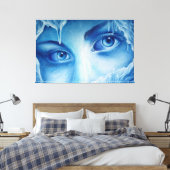 Die kalten Augen des Winters Leinwanddruck (Insitu (Schlafzimmer))