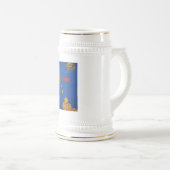 Die kalter Kriegs-Sowjetunions-Propaganda-Plakate Bierglas (VorderseiteRechts)