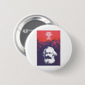 Die kalter Kriegs-Sowjetunions-Propaganda-Plakate Button (Vorne & Hinten)