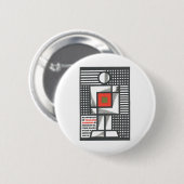 Die kalter Kriegs-Sowjetunions-Propaganda-Plakate Button (Vorne & Hinten)
