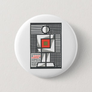 Die kalter Kriegs-Sowjetunions-Propaganda-Plakate Button