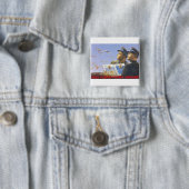 Die kalter Kriegs-Sowjetunions-Propaganda-Plakate Button (Beispiel)